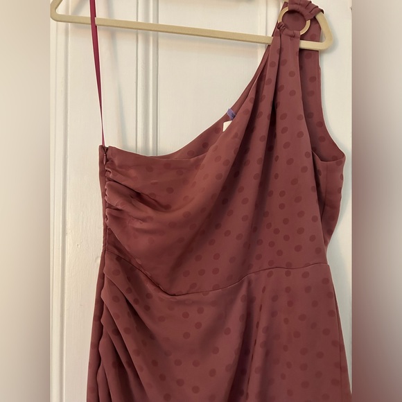 Favorite Daughter mauve one shoulder dress - size 10 (L) - Picture 9 of 12